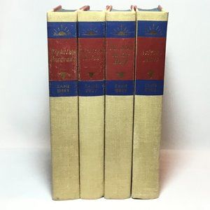 Zane Grey Walter J Black Hardcover Book Lot of 4 Western: #8, #9, #11 & #12